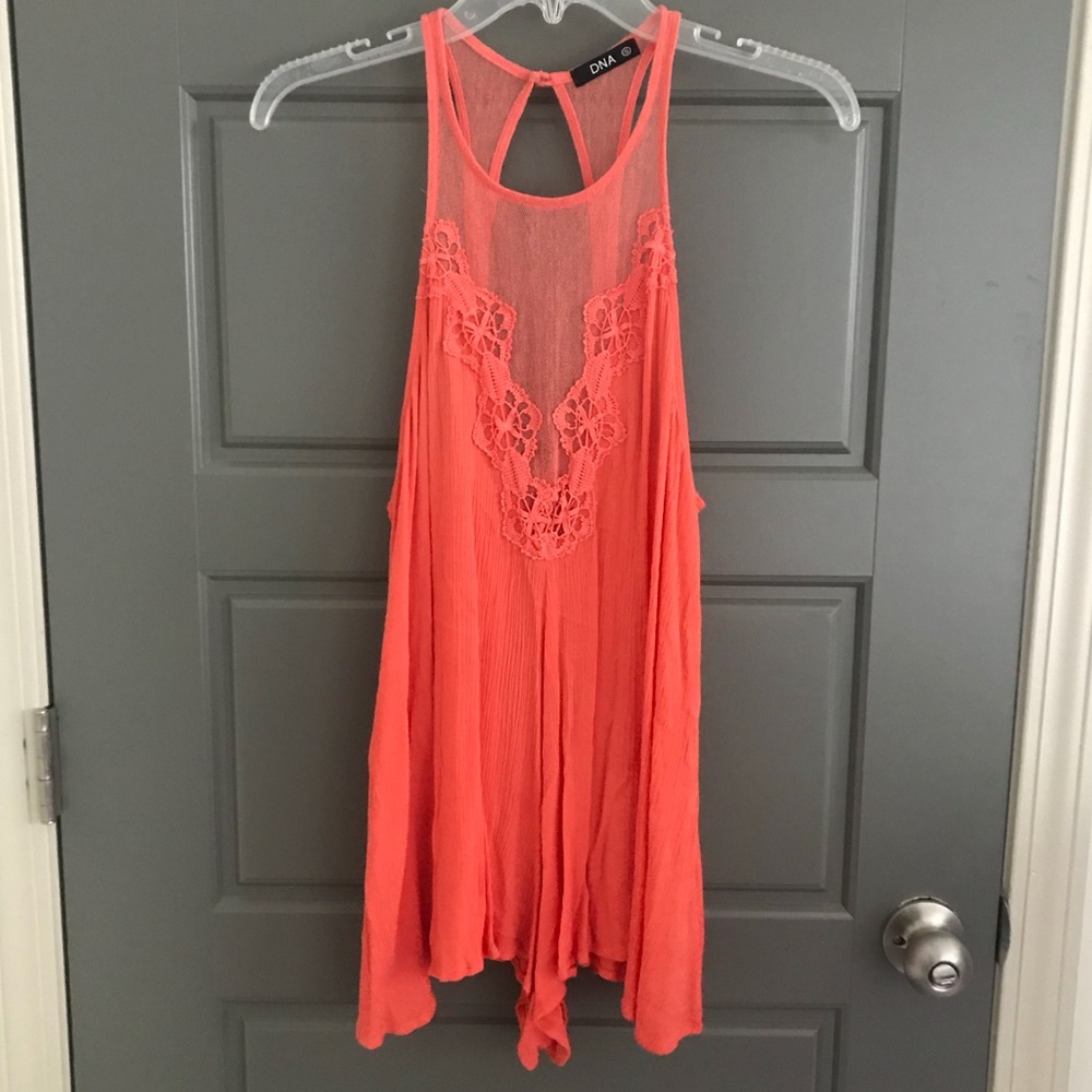 Orange/Coral DNA Romper